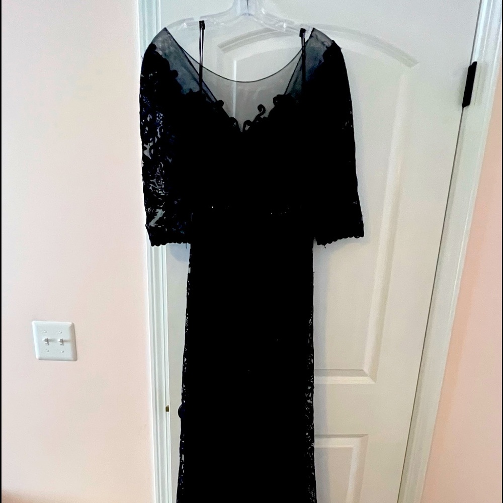 MGNY Gorgeous black Mother of the bride gown! Brand New with tags! Size 12